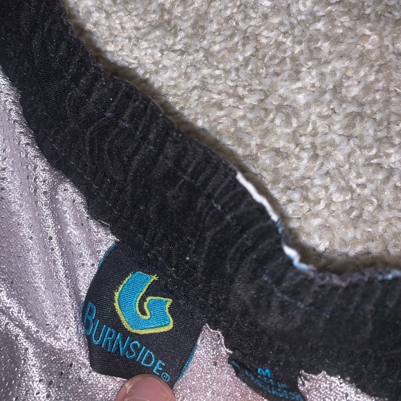 BurnSide Blue & Gray Swim Trunks size M - Picture 6 of 7